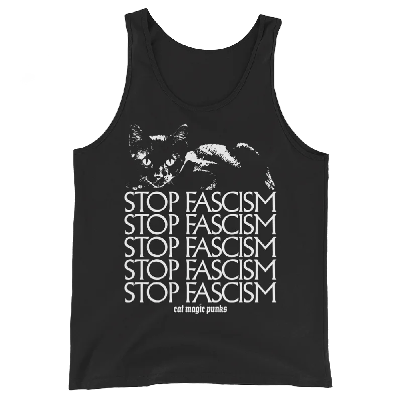 Minimalist Fashion Sale STOP FASCISM Unisex Tank Top