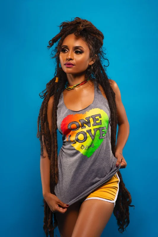 Inspired By You, Designed For You One Love Heart Tank Top