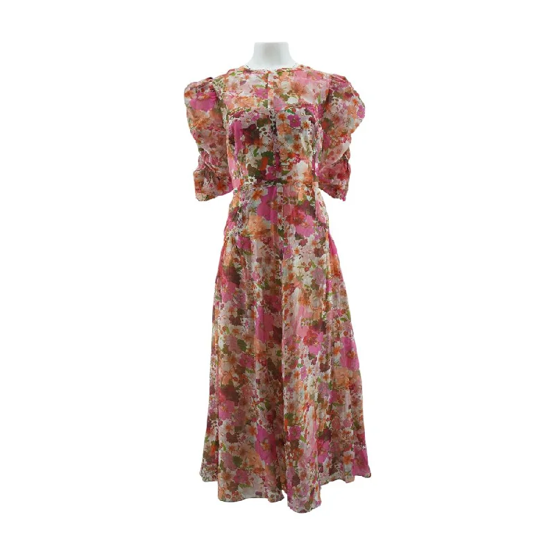 Huge Discounts This Week Pink Floral Maxi Dress