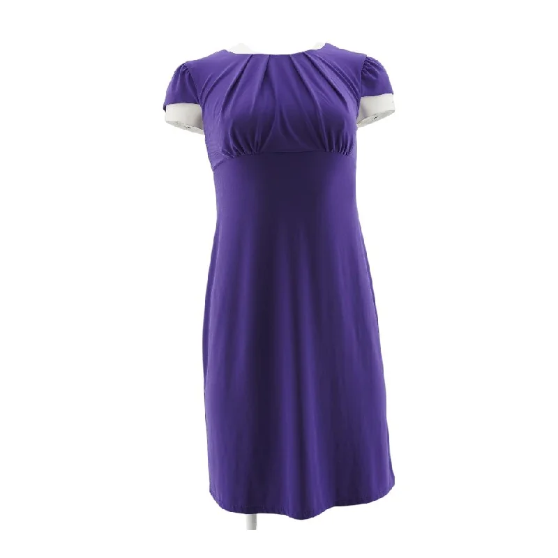 Easy Elegance Sales Purple Solid Maxi Dress