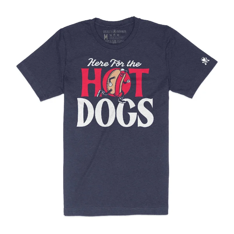 Step Ahead, Lead The Trend Here for the Hot Dogs - Unisex Crew T-Shirt