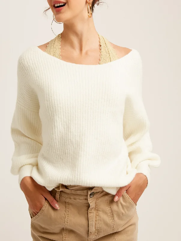 Unbeatable Deals Find You Later Ribbed Sweater