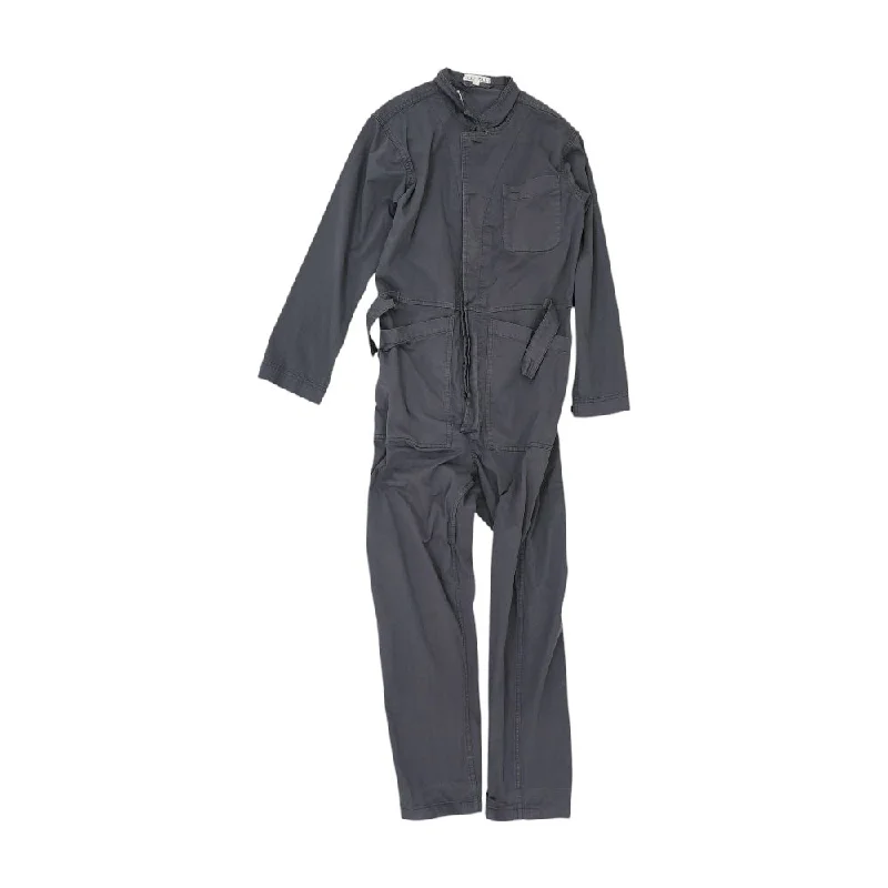 Women's Transitional Outfit Gray Solid Jumpsuit