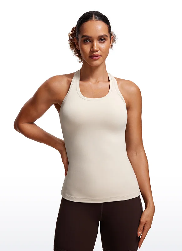 Women's Vacation Attire Butterluxe Hip-Length Tank Racerback