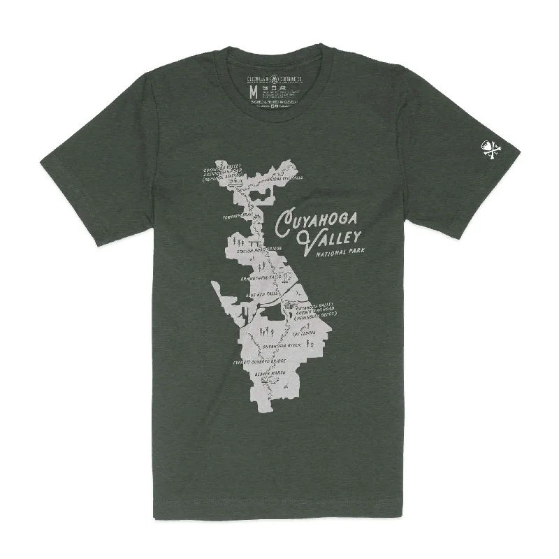 Elegant Fashion Offers CVNP Map - Unisex Crew T-Shirt