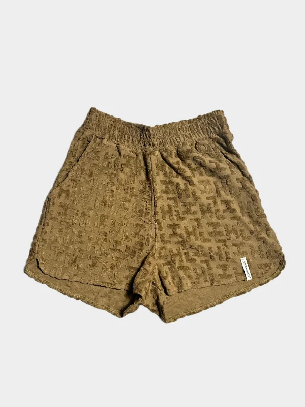 Vintage-Inspired Women's Apparel Sponge Shorts