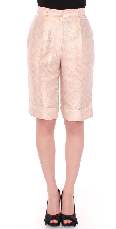 The Latest Fashion Trends Zeyneptosun  Brocade Above Knee Women's Shorts