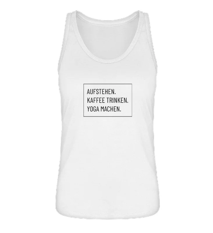 Special Offers Aufstehen. Kaffee. Yoga. 100% Bio Tank Top