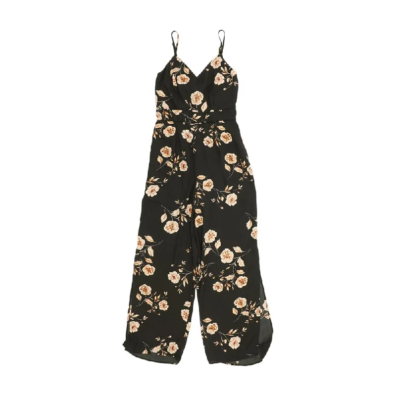 Timeless Women's Outfit Black Floral Jumpsuit