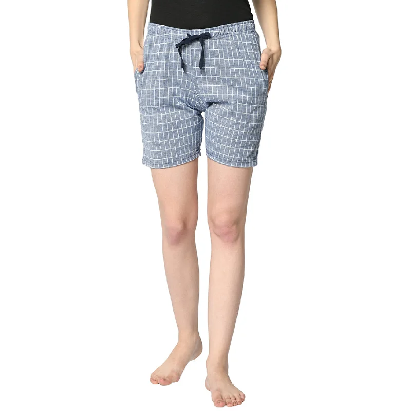 New Season Fashion Preview Sale Mack Jonney Blue Shorts For Women's