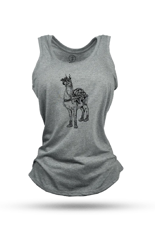 Women's Plus-Size Clothes Women's Racerback Tank - Freedom Llama