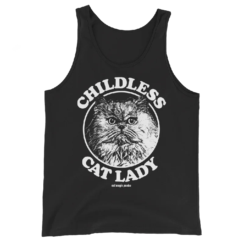 Women's Clothes For Work Events CHILDLESS CAT LADY PERSIAN Unisex Tank Top