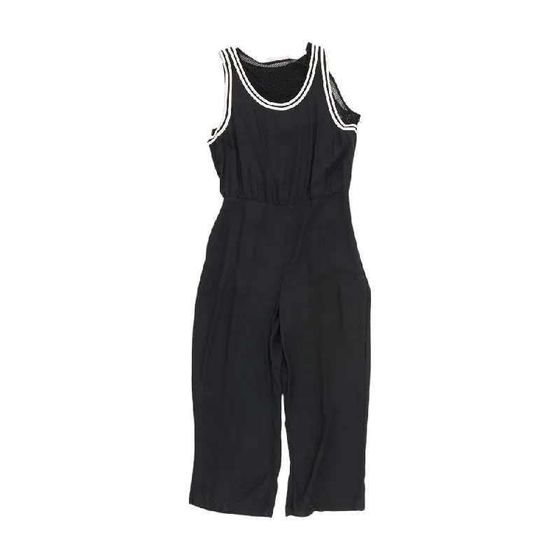 Modern Women's Clothes Black Solid Jumpsuit