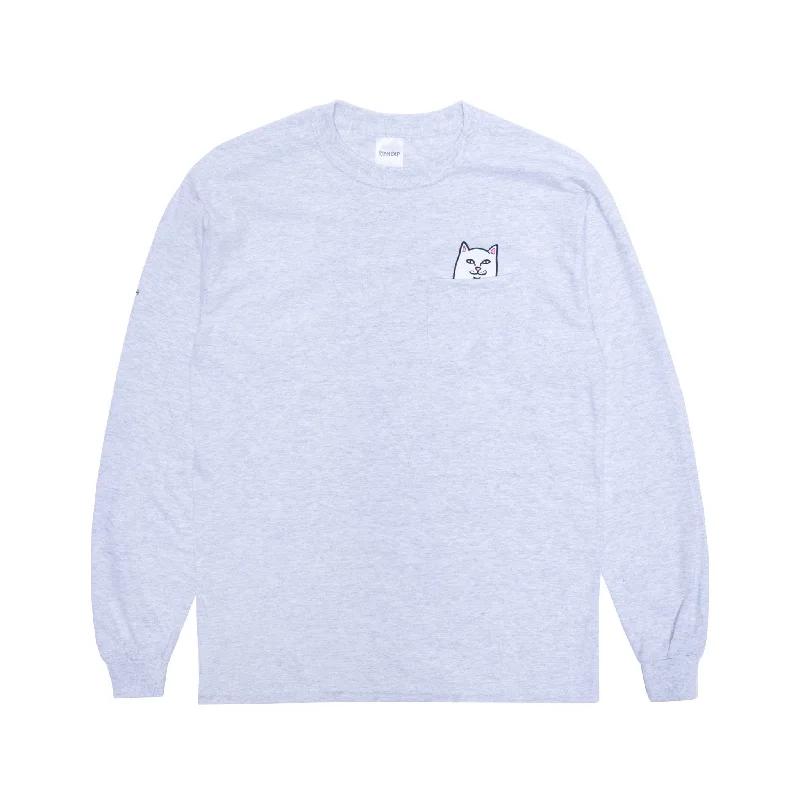 Urban Style Promotions Lord Nermal Long Sleeve (Ash Heather)