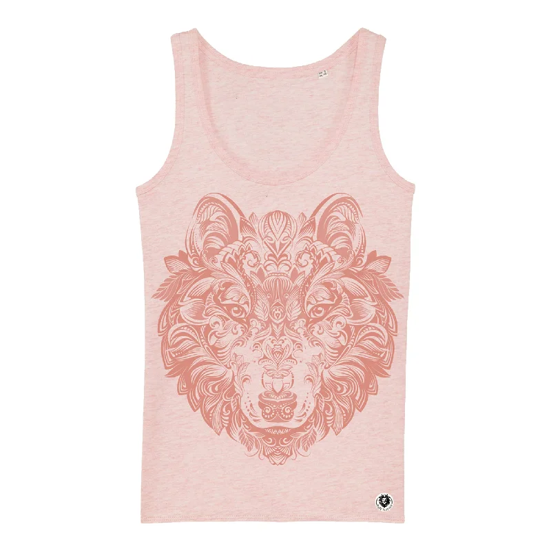 Find Your Unique Flair Wolf Mandala Tank Top