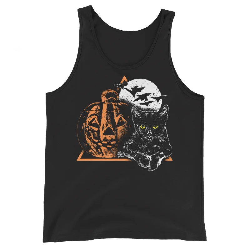 Laid-Back Fashion Offers HALLOWEEN 2024: THE MEOWLING Unisex Tank Top