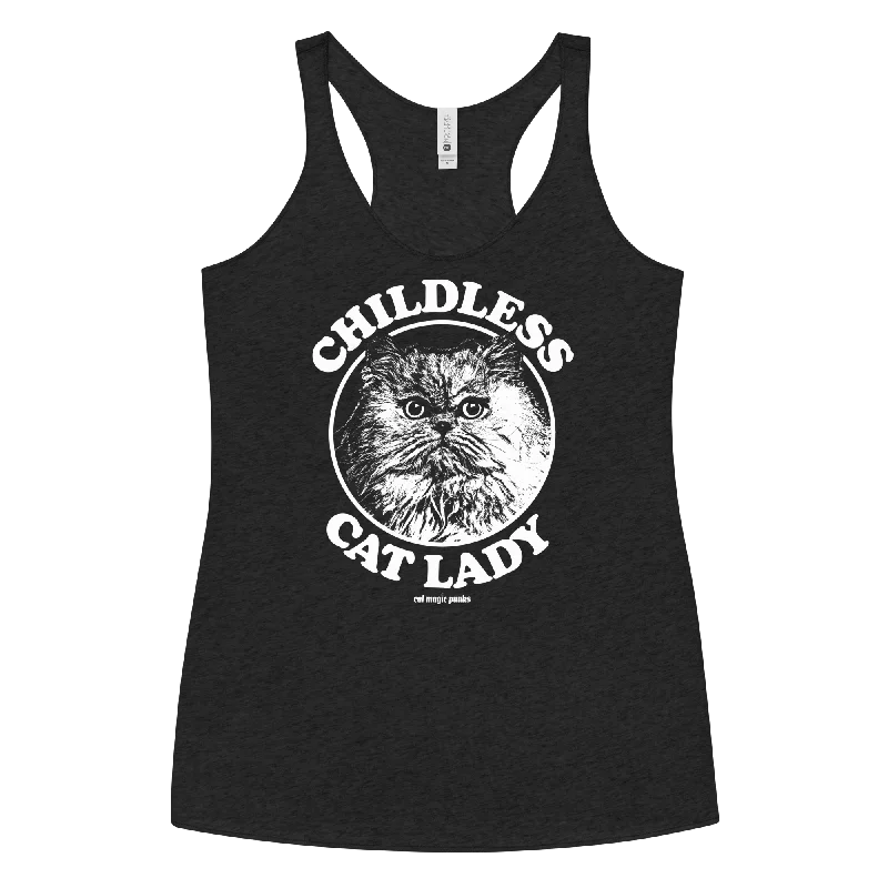 Timeless Women's Clothes CHILDLESS CAT LADY PERSIAN Women's Racerback Tank