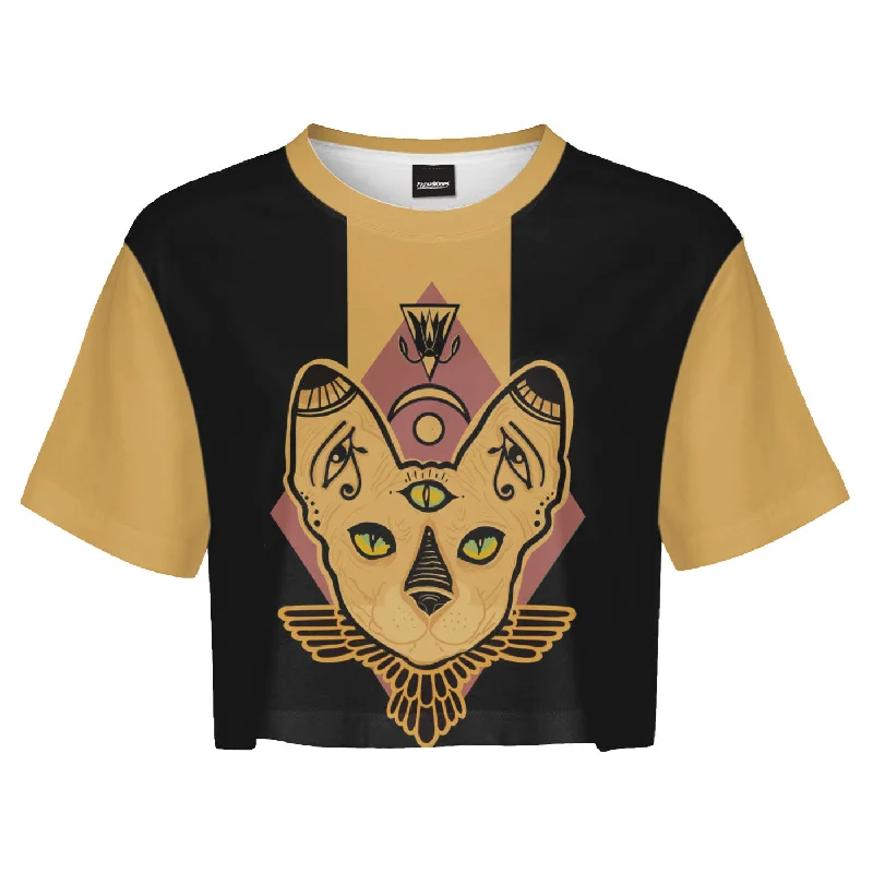 Huge Markdowns Sphynx Cat Crop Top