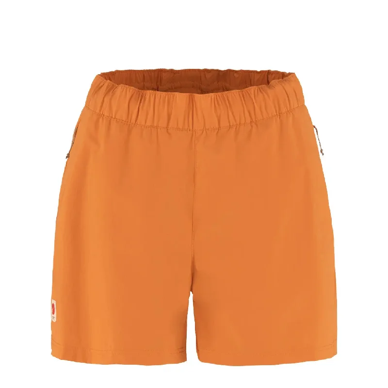 Fashionable Women's Outfit Fjallraven Womens High Coast Relaxed Shorts Spicy Orange