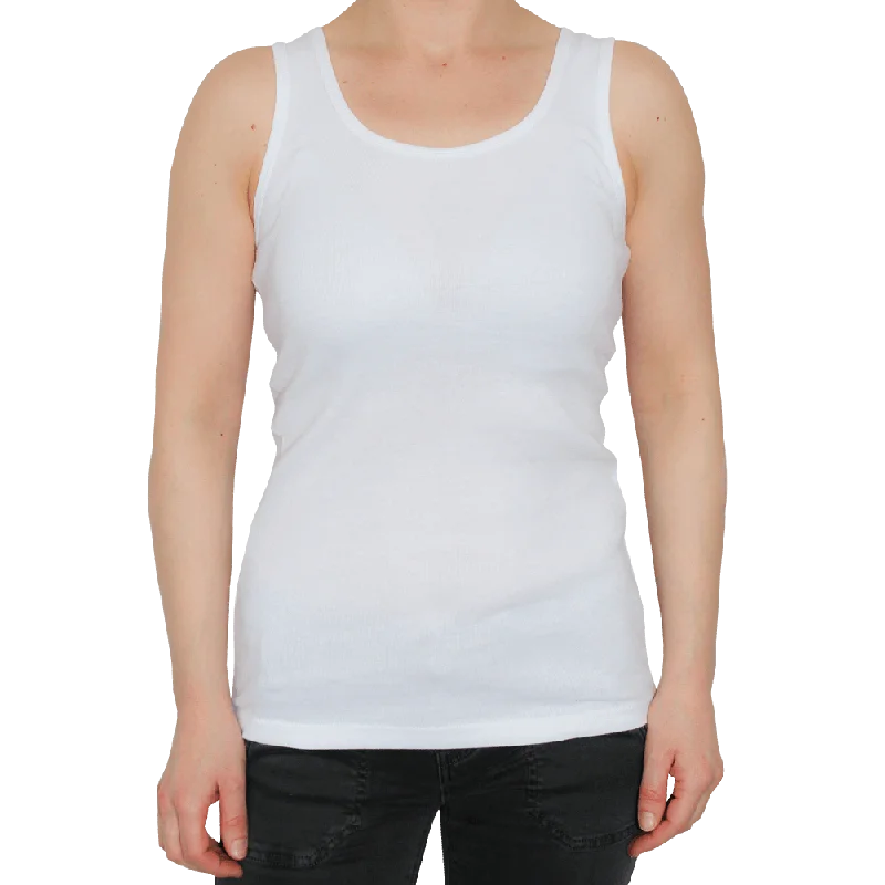 Women's Night-Out Outfit Bella Woman Tank Top (weiss)