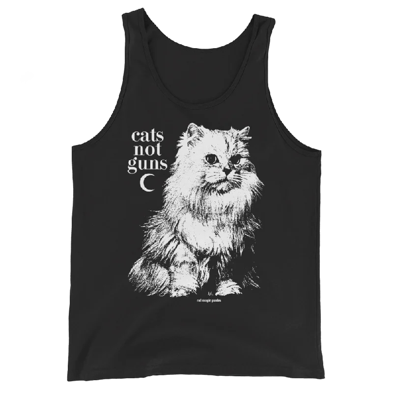 Elegant Women's Evening Garments CATS NOT GUNS Unisex Tank Top