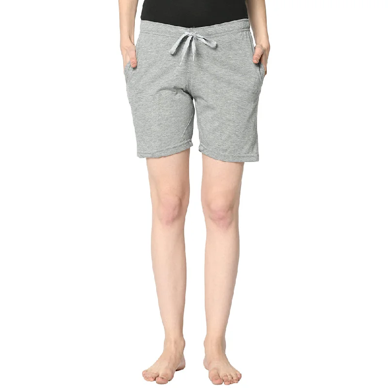 Best Deals Of The Season Mack Jonney Silver Shorts For Women's