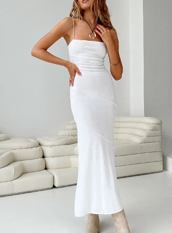 Fall Sale, Prices Drop Andros Maxi Dress White