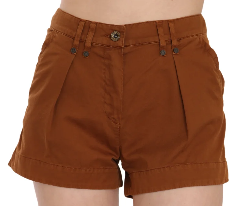 Timeless Style Promotions PLEIN SUD  Mid Waist Cotton blue Mini Women's Shorts