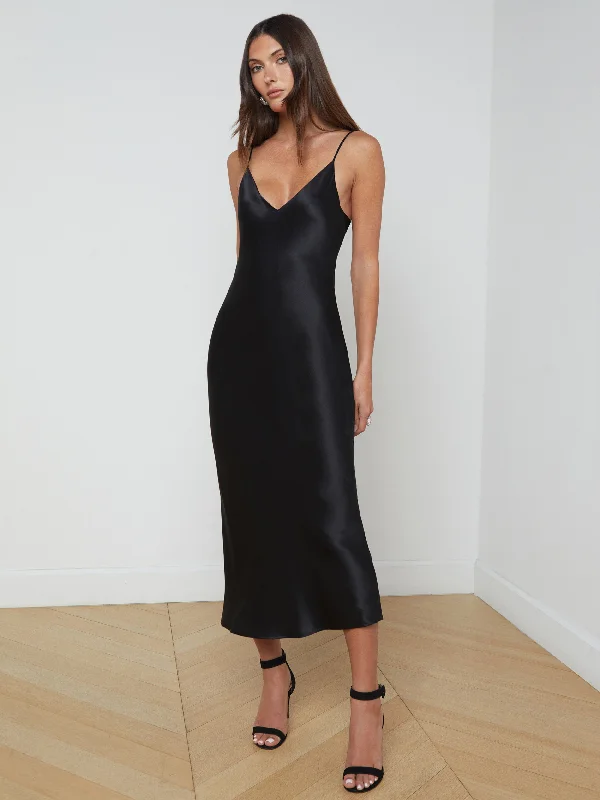 Avant-Garde Style Promotions Seridie Silk Slip Dress