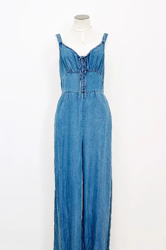 Women's Evening Clothing Archives Button Front Jumpsuit