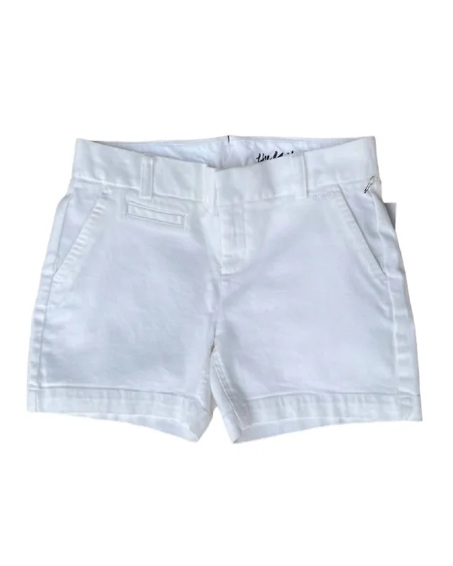 Women's Fashion Clothes Mitchell Chino Short In White