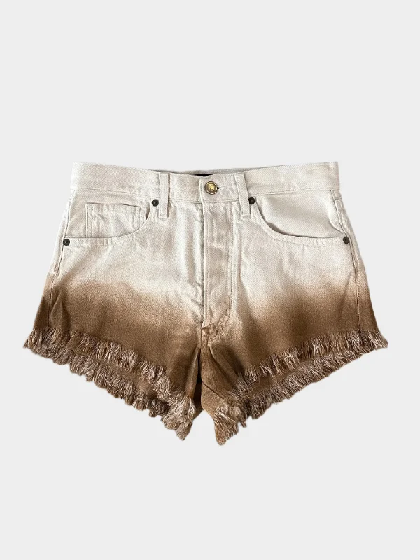 Daring Fashion Promotions Faded Denim Shorts