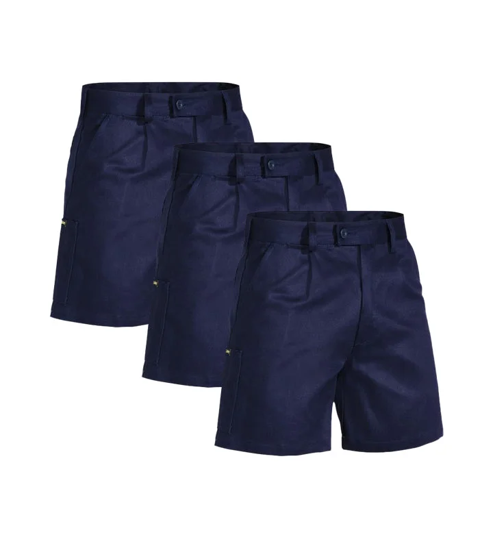 Street Chic Discounts Bisley Original Drill Mens Work Short BSH1007-1 (Pack of 3)