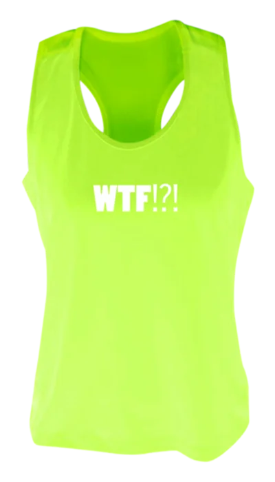 Timeless Style Promotions Women's Reflective Tank Top - Where's the Finish?