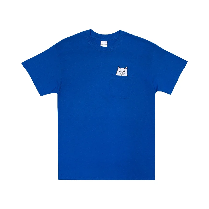 Affordable Trendy Clothes For Women Lord Nermal Pocket Tee (Royal Blue)