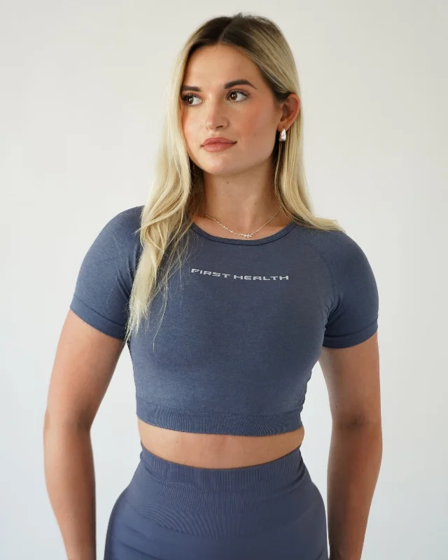 Women's Activewear Garments Enhance Cropped Tee - Starlight