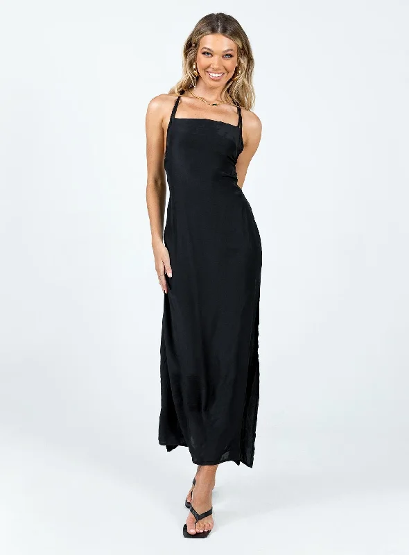 Women's Travel Garments Centomo Maxi Dress Black