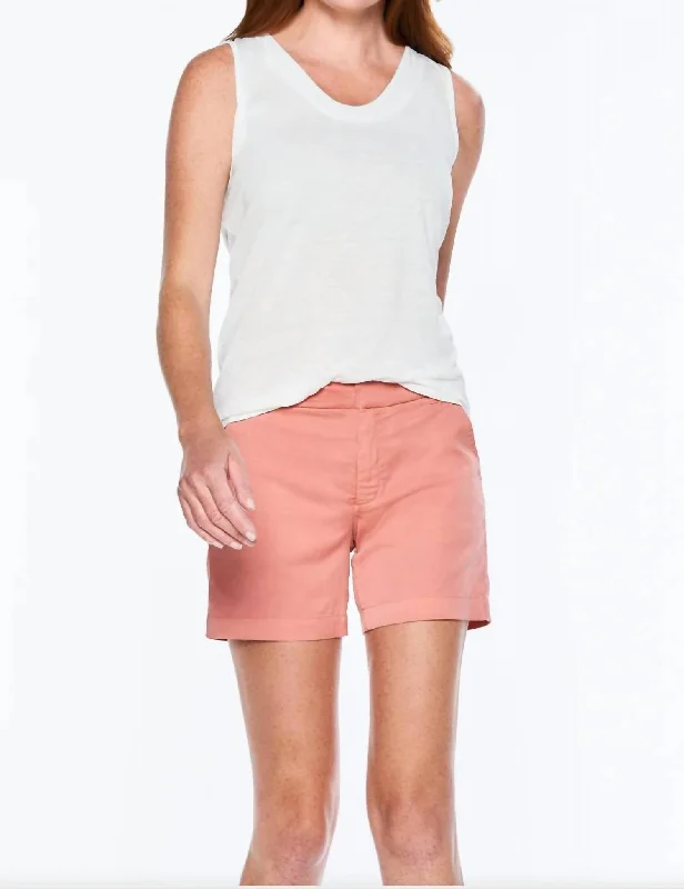 Affordable Trendy Clothes For Women Mitchell Chino Short In Salmon