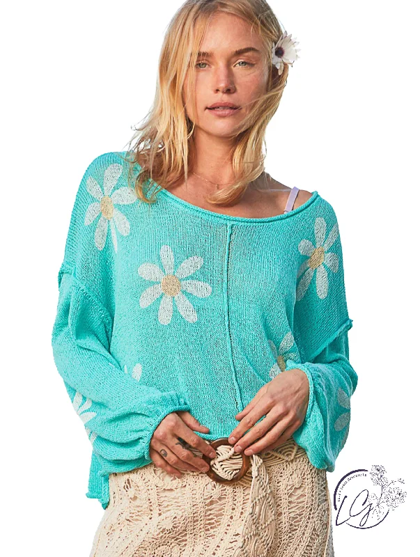 Women's Clothes And Apparel Sets Daisy Drift Sweater