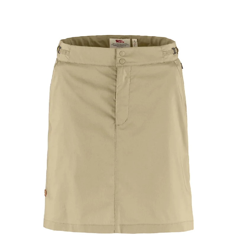 Women's Chic Outfit Fjallraven Womens Abisko Hike Skort Fossil