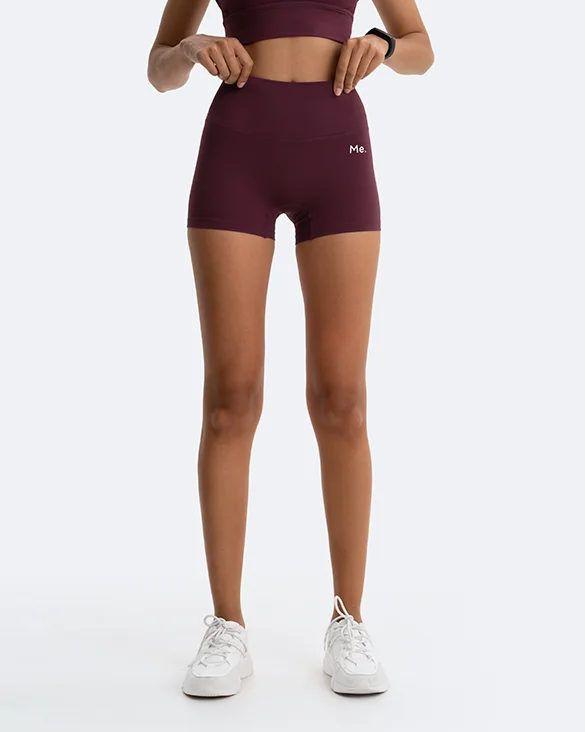 Flash Sales Burgundy Micro Shorts