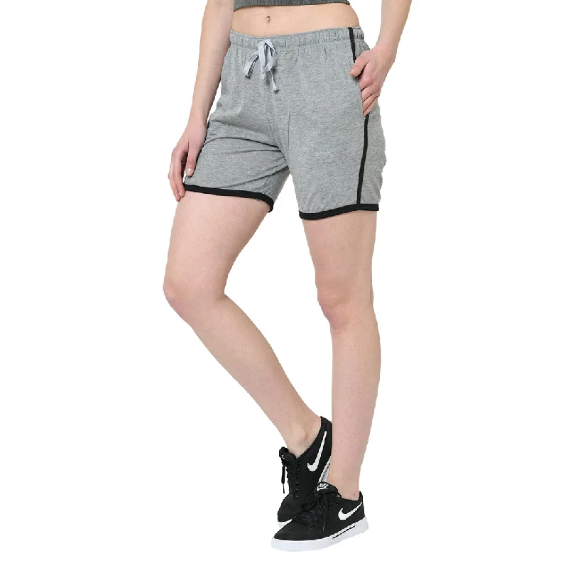 Crazy Price Slashing Mack Jonney Silver Color Shorts For Women