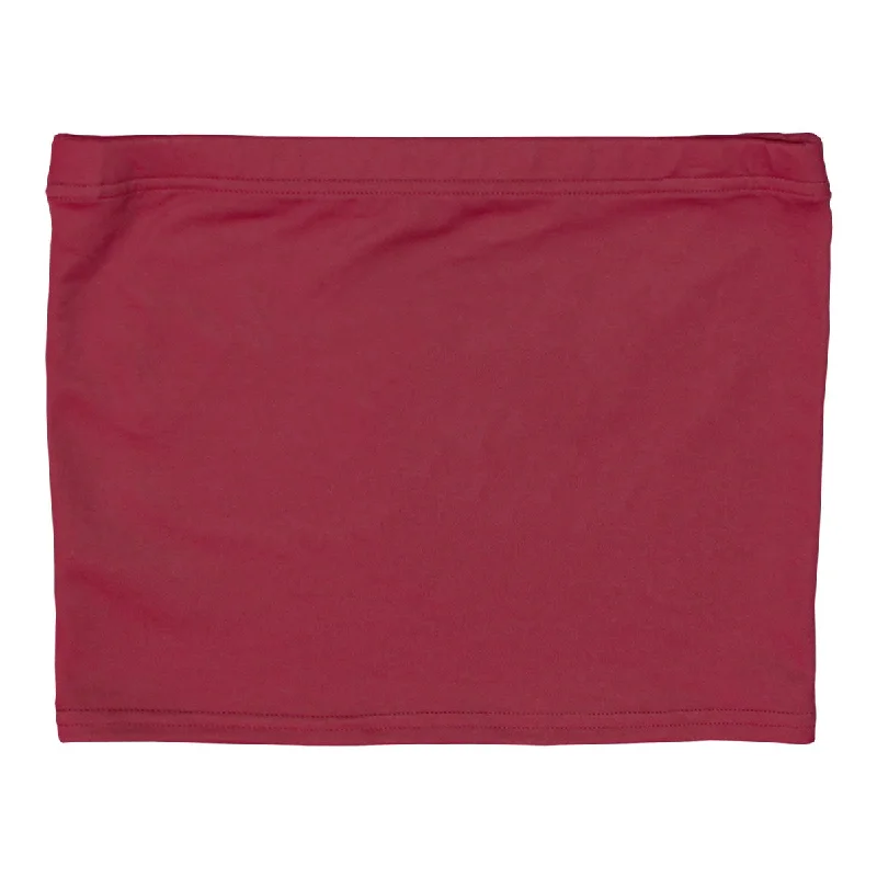 Huge Price Cut ZooZatz Women's Solid Tube Top - Garnet