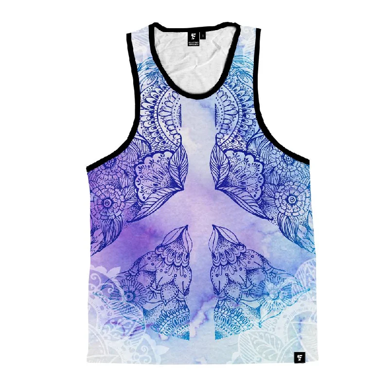 Fall Sale, Prices Drop Peace Mandala Unisex Tank Top