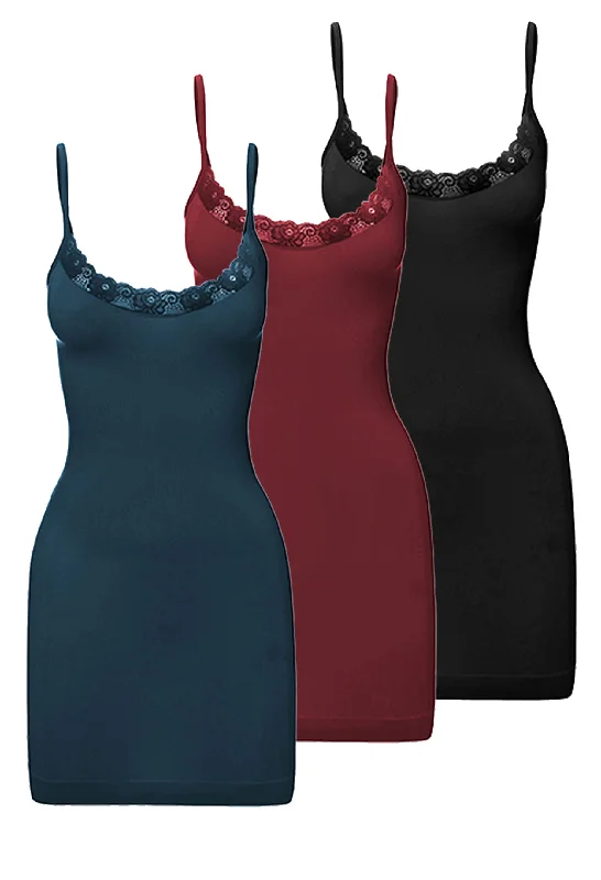 Women's Seasonal Apparel Bamboo Slip - 3 Pack