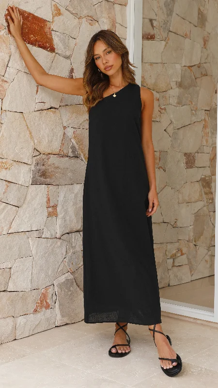 Women's Evening Outfit Stormi Maxi Dress - Black