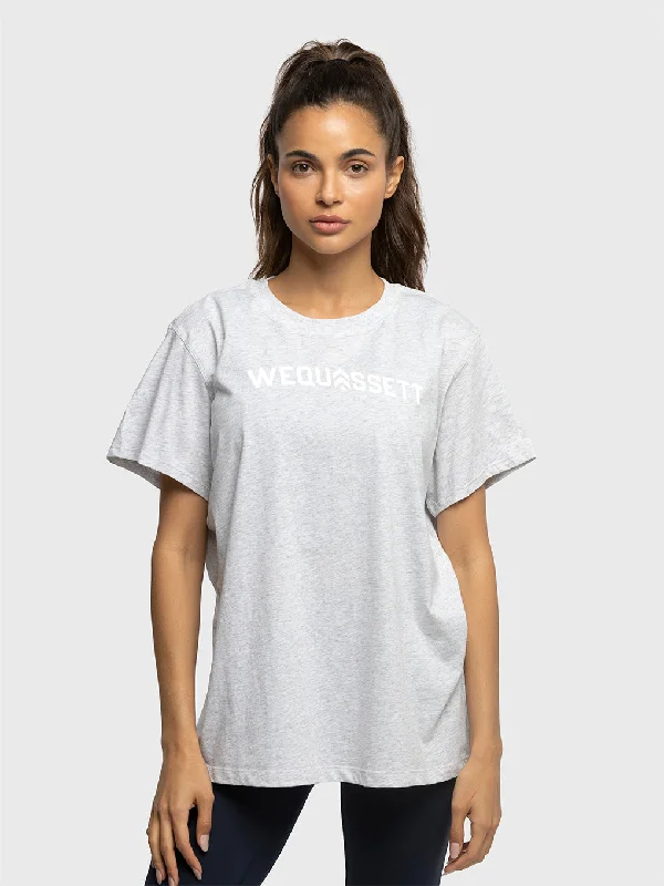 Break Fashion Norms BARRY'S WEQUASSETT LULULEMON LIGHT GREY ALL YOURS TEE