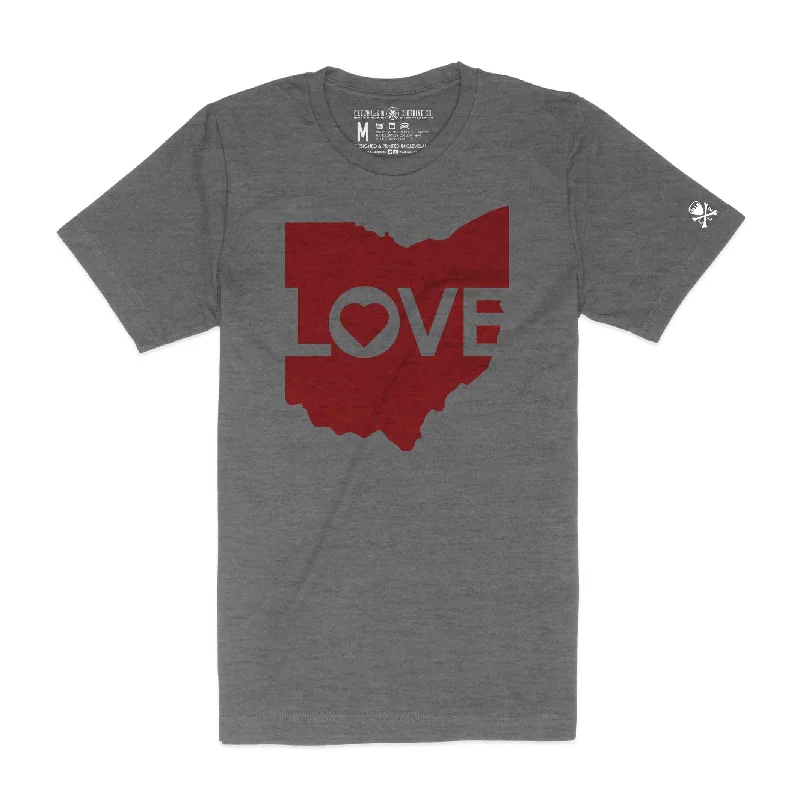 Vibrant Style Promotions Ohio Love Logo - Unisex Crew T-Shirt