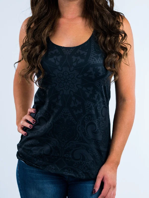 Women's Evening Clothing Ghost Mandala Racerback Tank