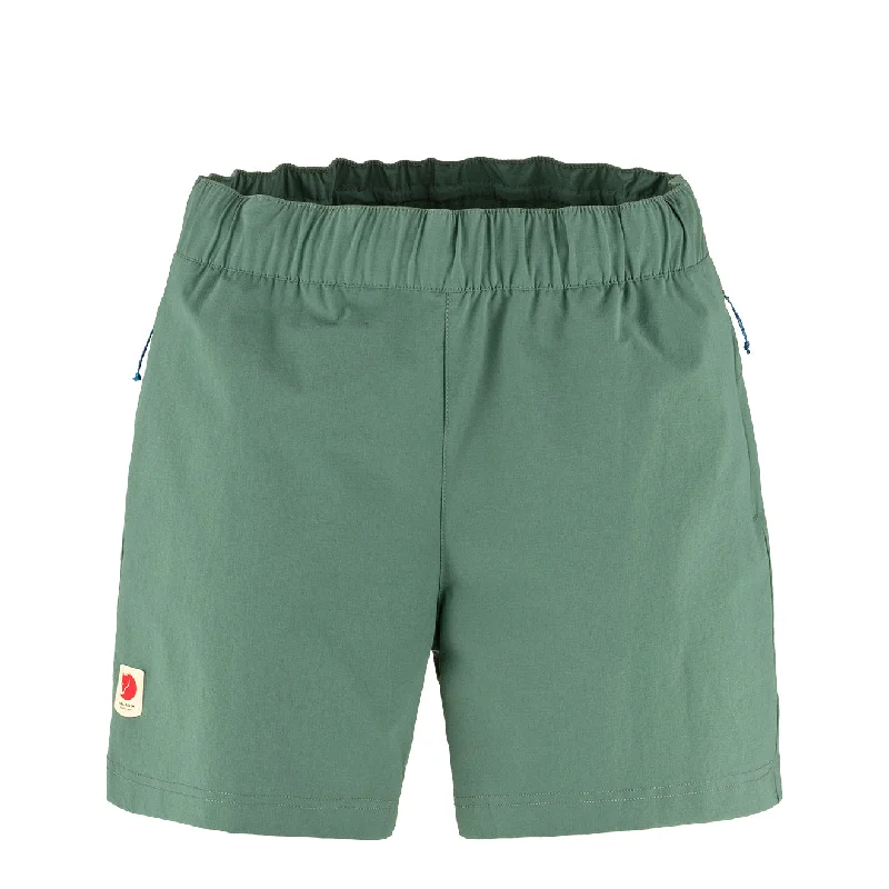 Women's Athletic Outfit Fjallraven Womens High Coast Relaxed Shorts Patina Green